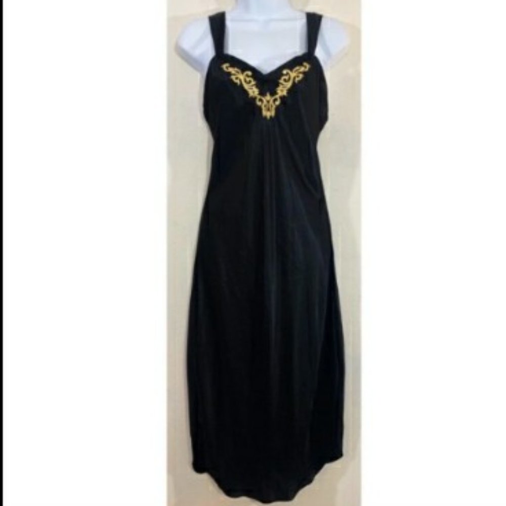 Vintage Val Mode Satin Negligee Nightgown